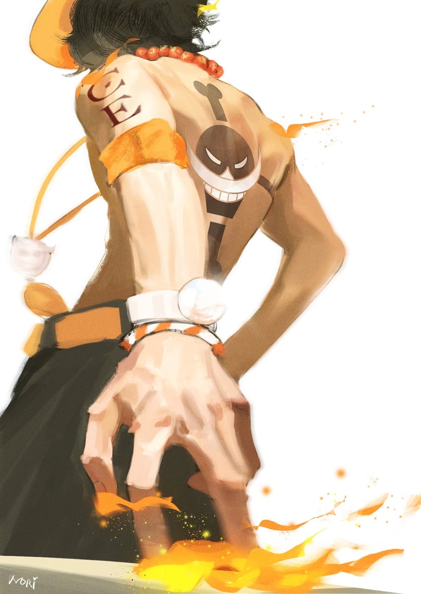 portgas d. ace (one piece) drawn by oh_no_nori