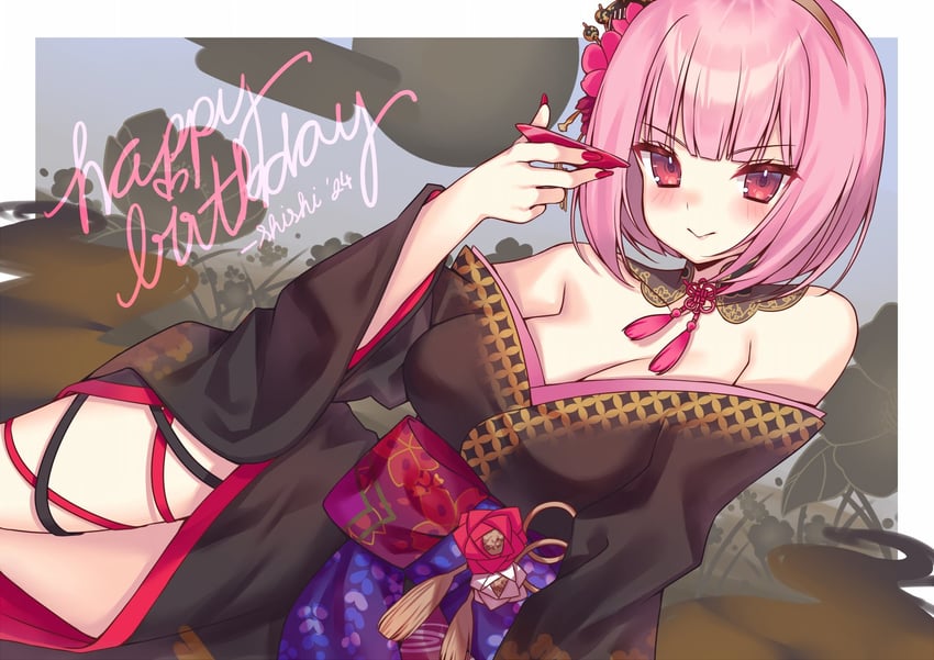 mori calliope (hololive and 1 more) drawn by watashishi