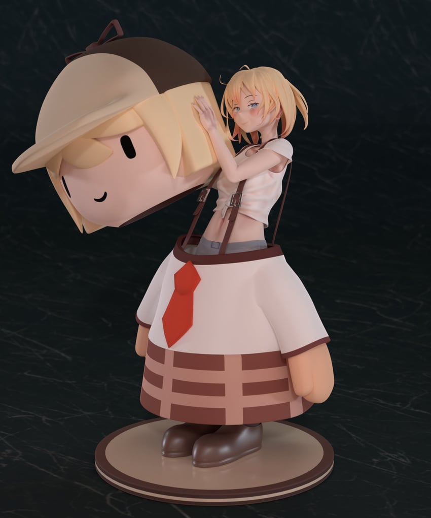 watson amelia and smol ame (hololive and 1 more) drawn by perfectobox