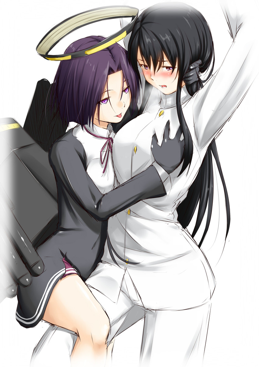 tatsuta, female admiral, and tatebayashi sakurako (kantai collection) drawn by niwatazumi