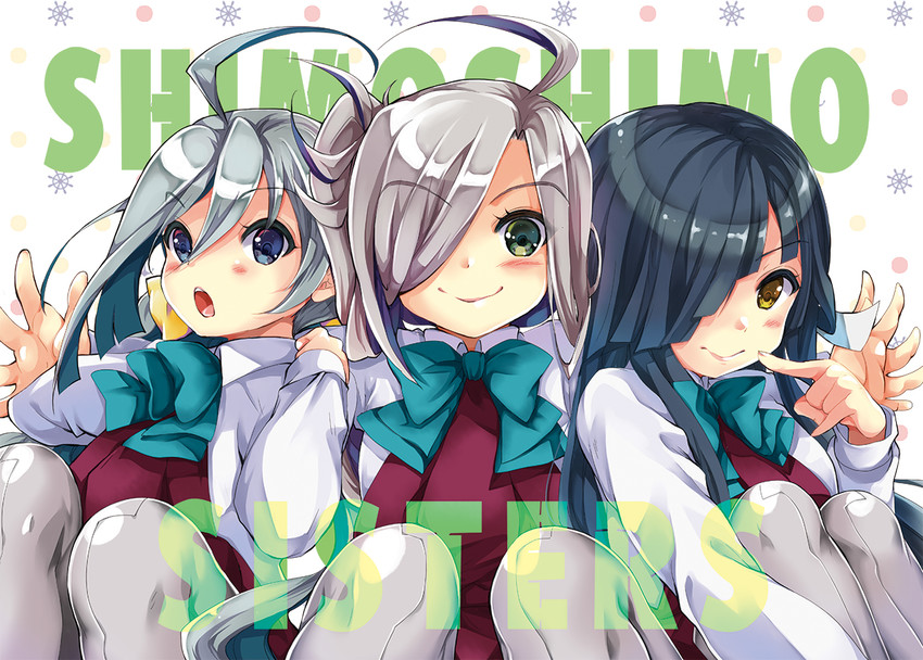 kiyoshimo, asashimo, and hayashimo (kantai collection) drawn by gouda_nagi