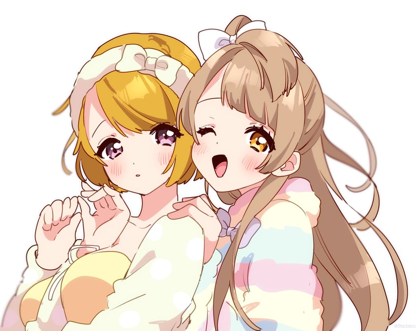 minami kotori and koizumi hanayo (love live! and 2 more) drawn by 8mtmo