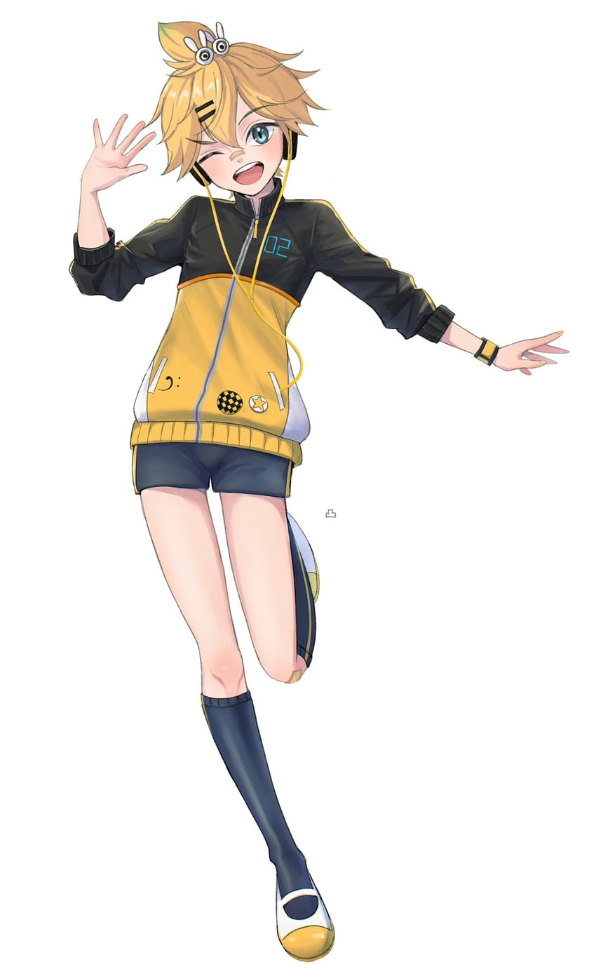 kagamine len (vocaloid and 1 more) drawn by dekomori