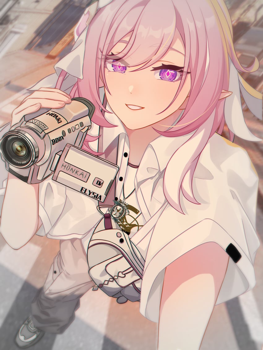elysia (honkai and 1 more) drawn by m78_zaitaoaotezhanshi