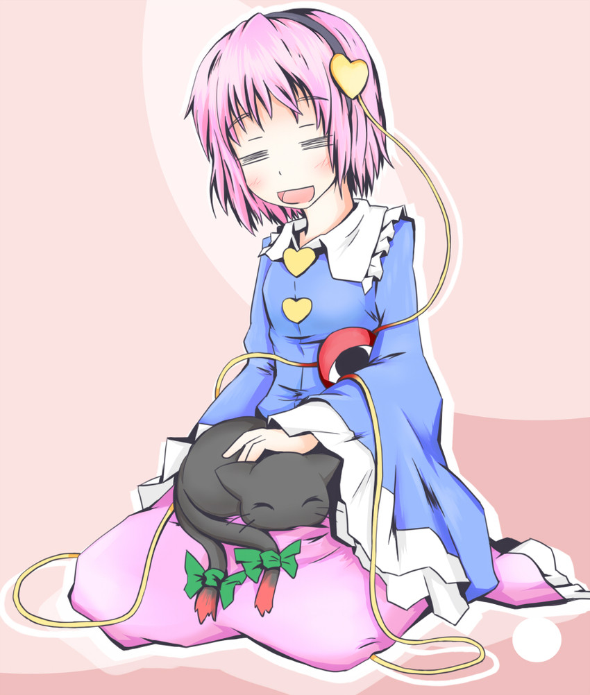 komeiji satori and kaenbyou rin (touhou) drawn by kuroneko_(kuroi-neko)