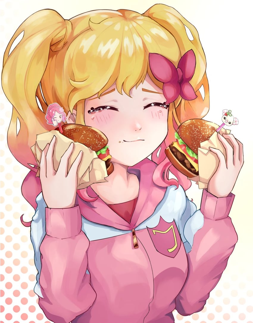 nijino yume and elza forte (aikatsu! and 1 more) drawn by style_puppet