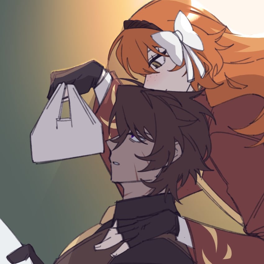 ishmael and heathcliff (project moon and 1 more) drawn by mercuryhx