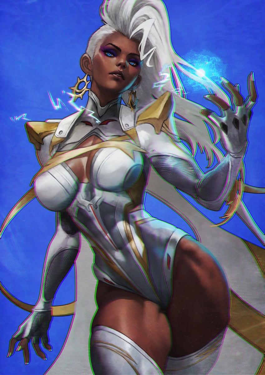 storm (marvel and 2 more) drawn by monori_rogue