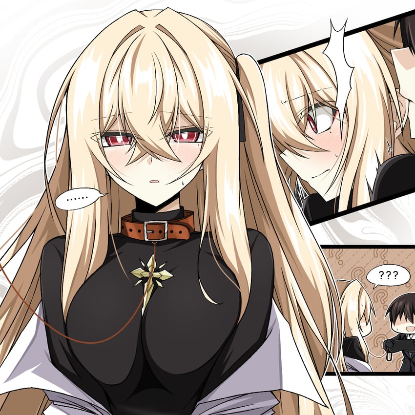 ecclesia, administrator, and mors (counter:side) drawn by jazz9207