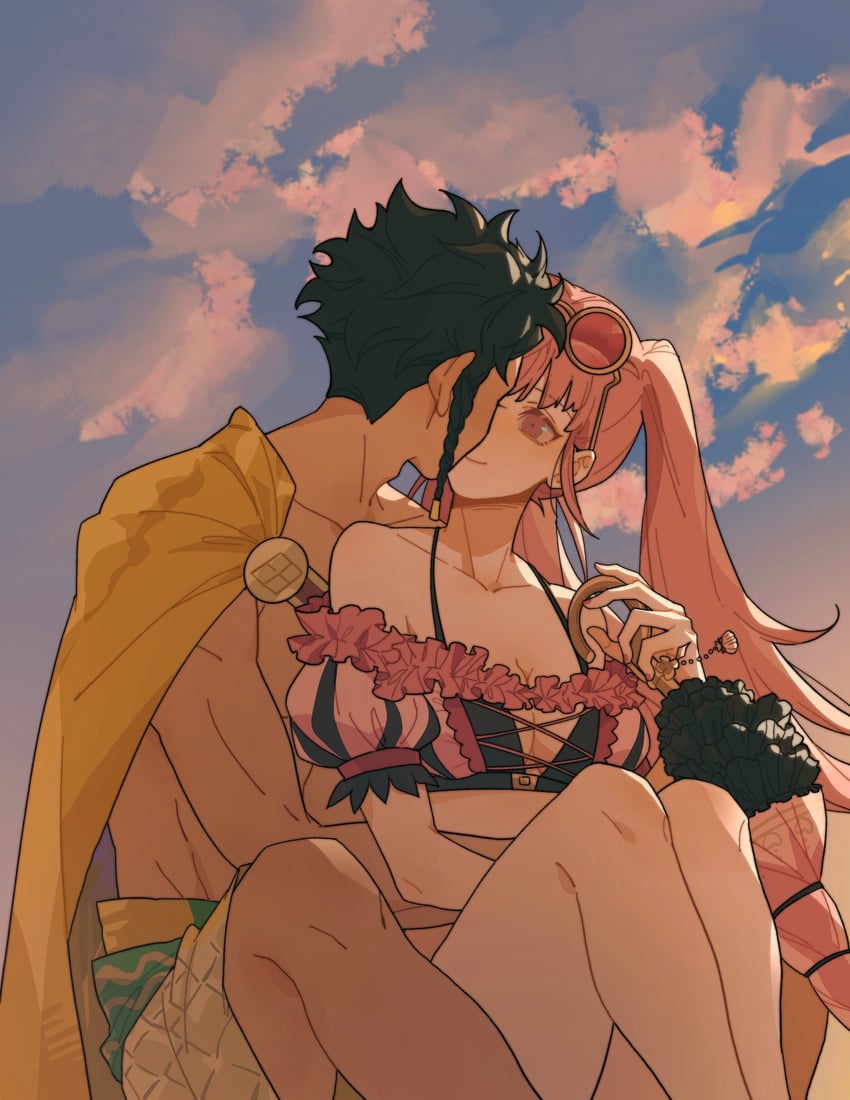 hilda valentine goneril and claude von riegan (fire emblem and 2 more) drawn by julianlynnnn