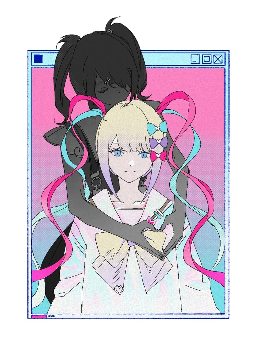 chouzetsusaikawa tenshi-chan and ame-chan (needy girl overdose) drawn by huimuuu