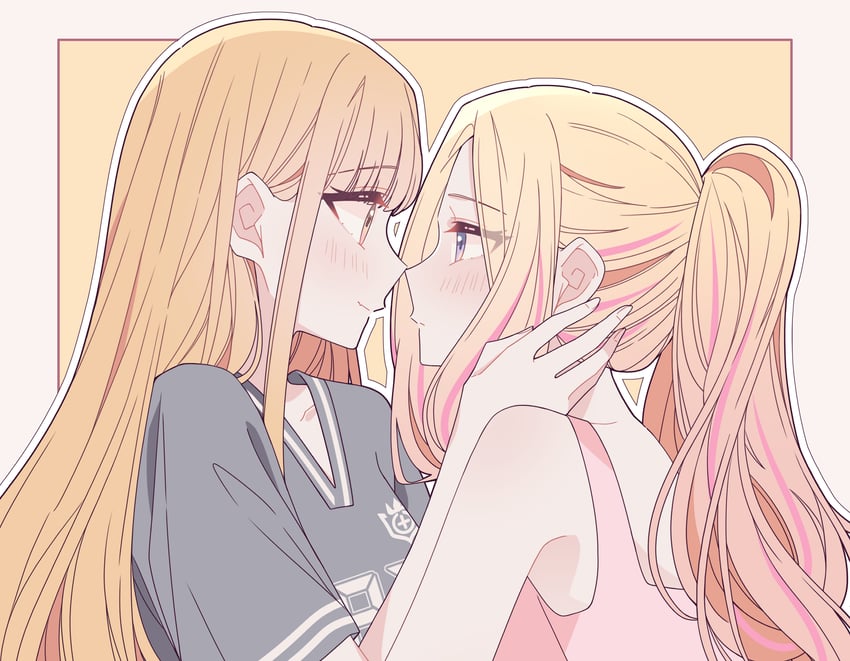 fujita kotone and juo sena (idolmaster and 1 more) drawn by kousaka_0v0