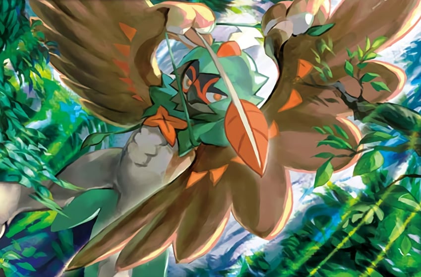 decidueye (pokemon and 1 more) drawn by kawaguchi_youhei