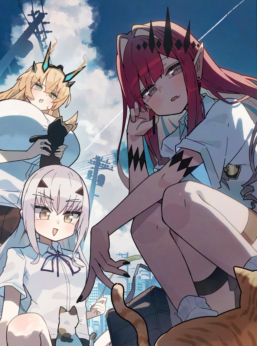 baobhan sith, melusine, and barghest (fate and 1 more) drawn by katsu_(katsupainter)