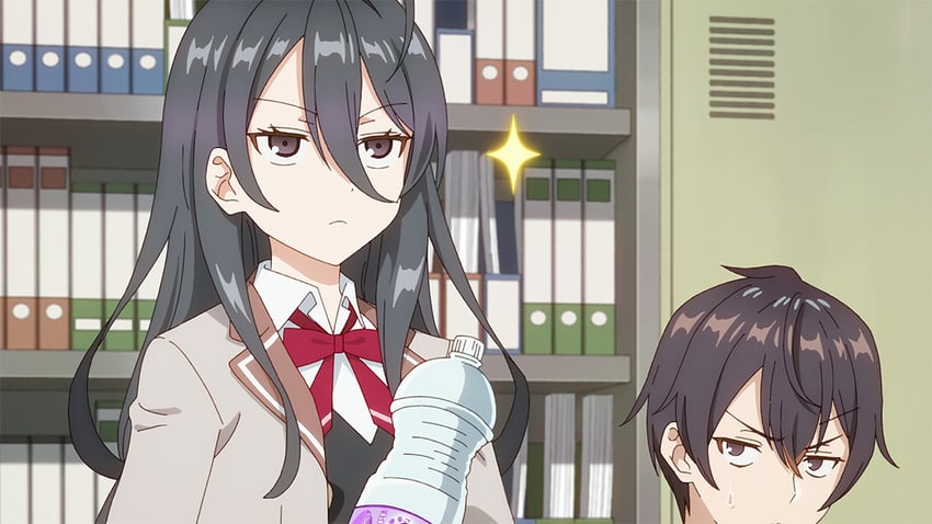kuze masachika and kimishima ayano (tokidoki bosotto roshia-go de dereru tonari no alya-san)