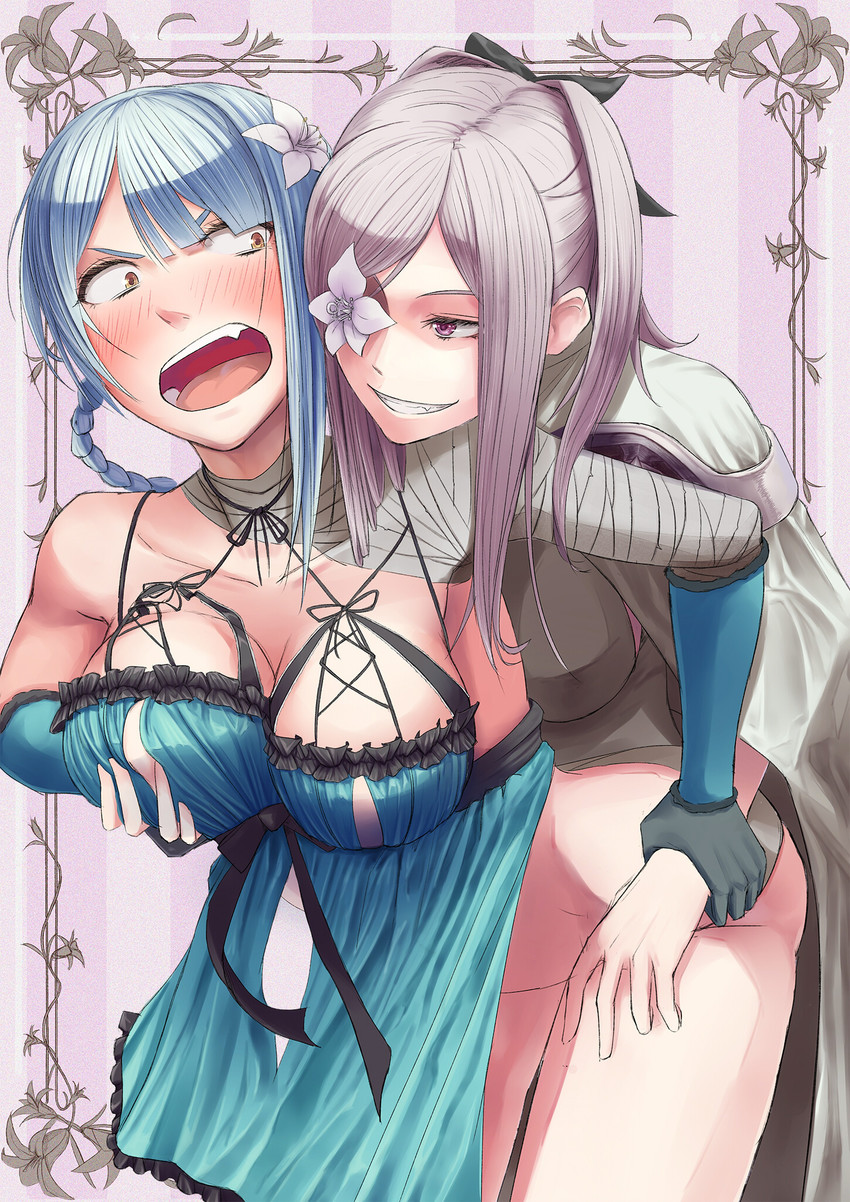kaine and zero (nier and 2 more) drawn by mob3
