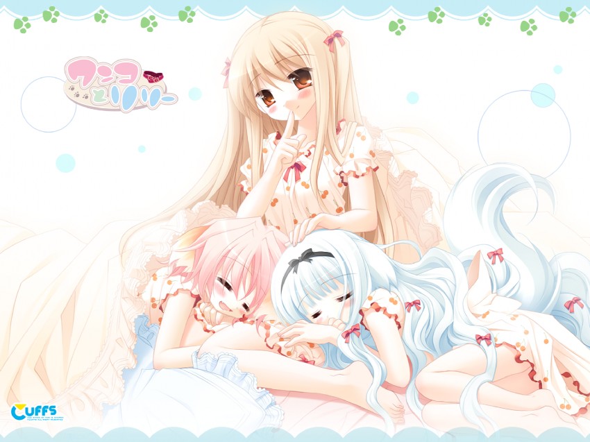 wanko, lily, and touko (wanko to lily) drawn by sakurazawa_izumi