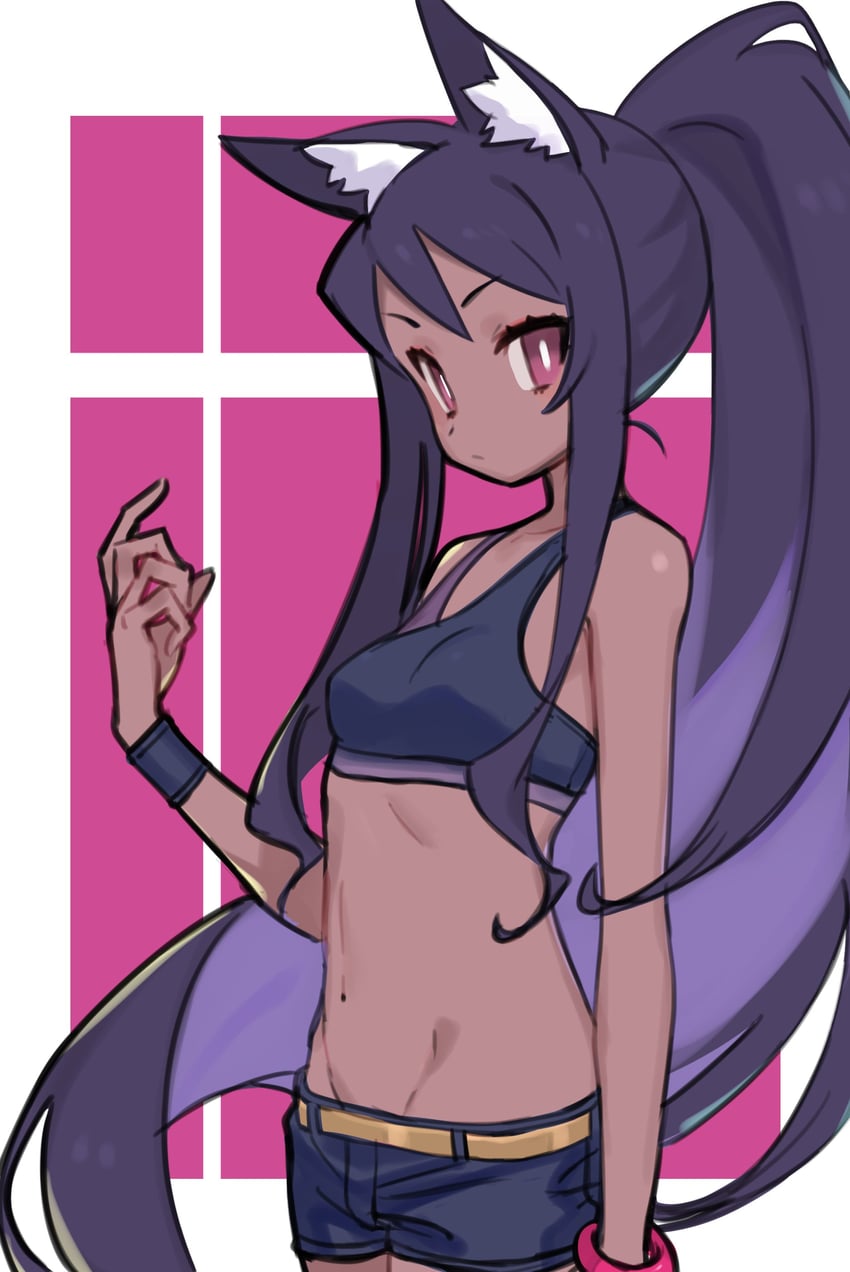 brown kemomimi-chan (original and 1 more) drawn by 4410_(kanimiso)