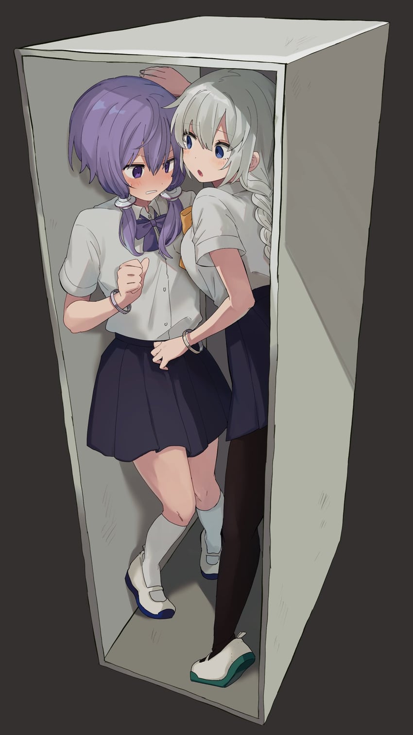 yuzuki yukari and kizuna akari (vocaloid and 1 more) drawn by sabata_saba