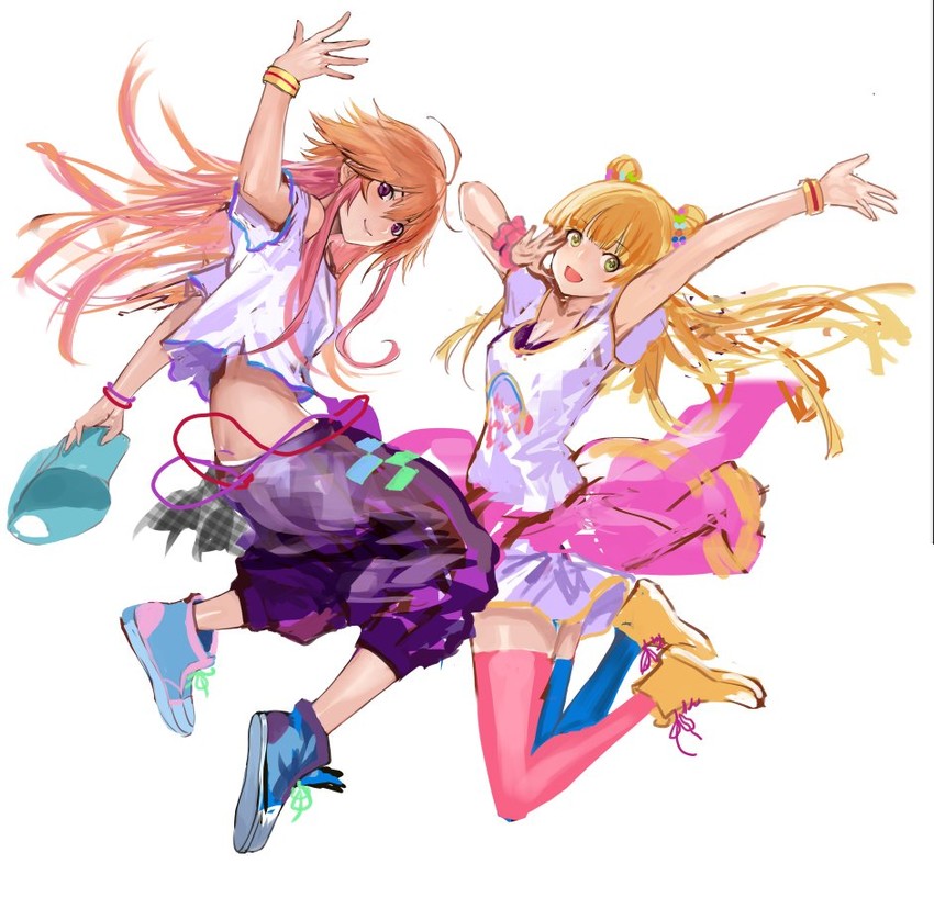 jougasaki rika and ninomiya asuka (idolmaster and 1 more) drawn by infukun