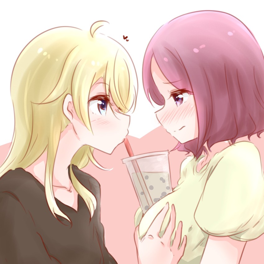 yagami kou and tooyama rin (new game!) drawn by yuuki_(yunky373)