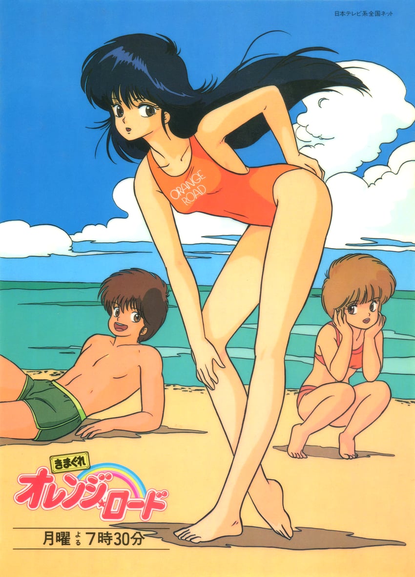 ayukawa madoka and hiyama hikaru (kimagure orange road) drawn by matsumoto_izumi