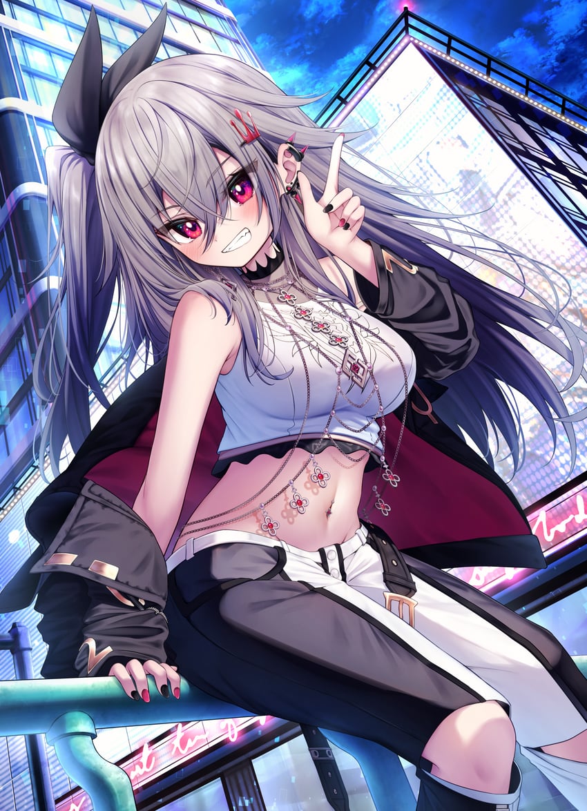 isaki riona (hololive and 1 more) drawn by shishou_(doragyurosu)