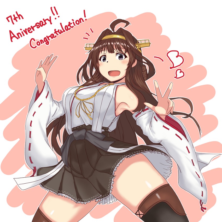 kongou and kongou kai ni (kantai collection) drawn by kinakomochi_(testament05)