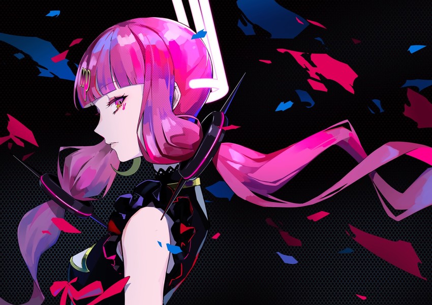 yuzuki yukari (vocaloid and 1 more) drawn by lam_(ramdayo)