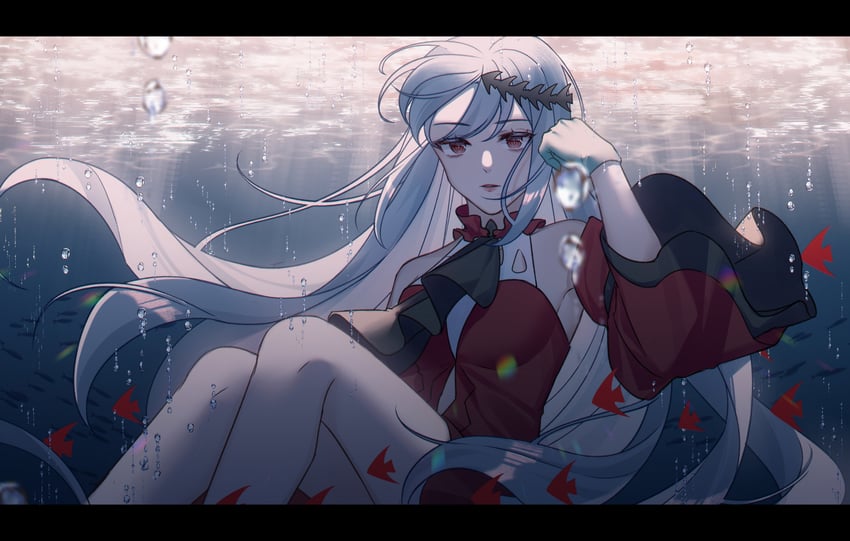 skadi and skadi the corrupting heart (arknights) drawn by kirina_zero