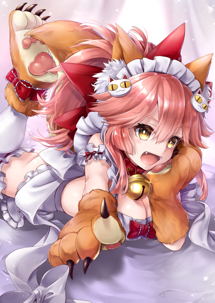 tamamo and tamamo cat (fate and 1 more) drawn by hane_yuki