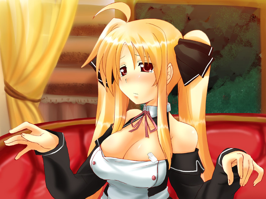 fate testarossa and mian (lyrical nanoha and 2 more) drawn by iga_tamaki