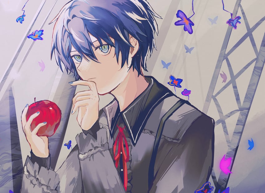 kaito and 25-ji kaito (vocaloid and 1 more) drawn by chinen