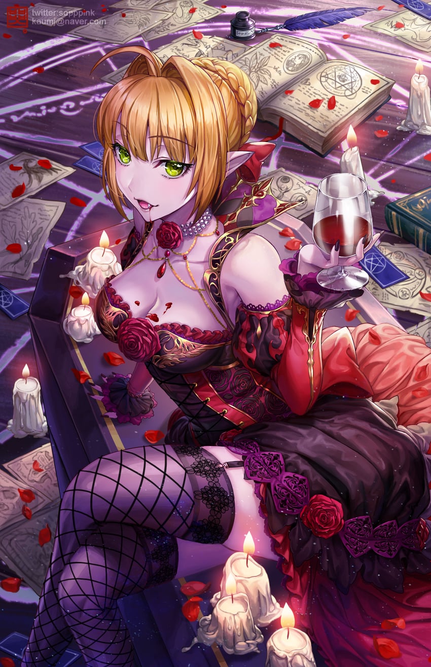nero claudius (fate and 1 more) drawn by box_(hotpppink)