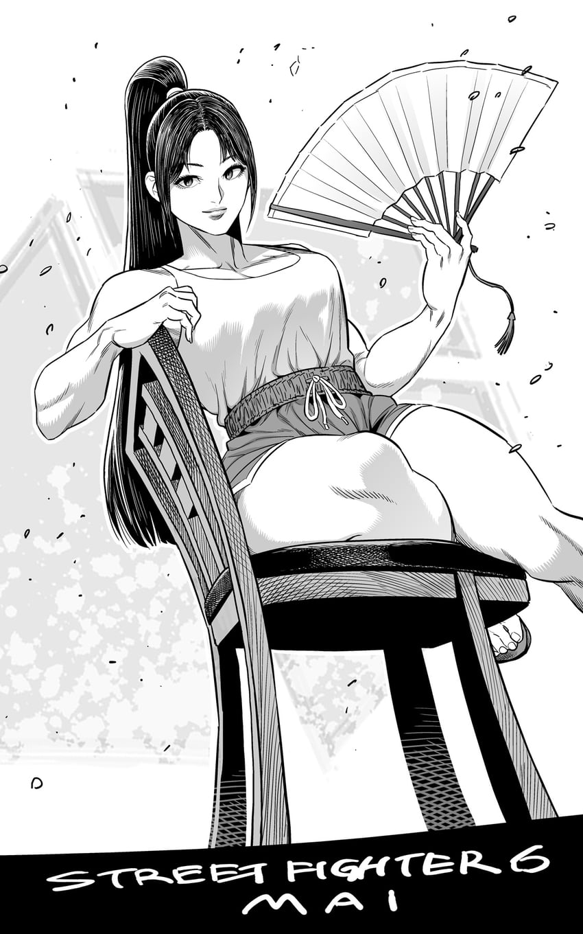 shiranui mai (street fighter and 3 more) drawn by daromeon