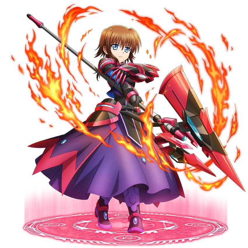 stern the destructor and luciferion (lyrical nanoha and 2 more)