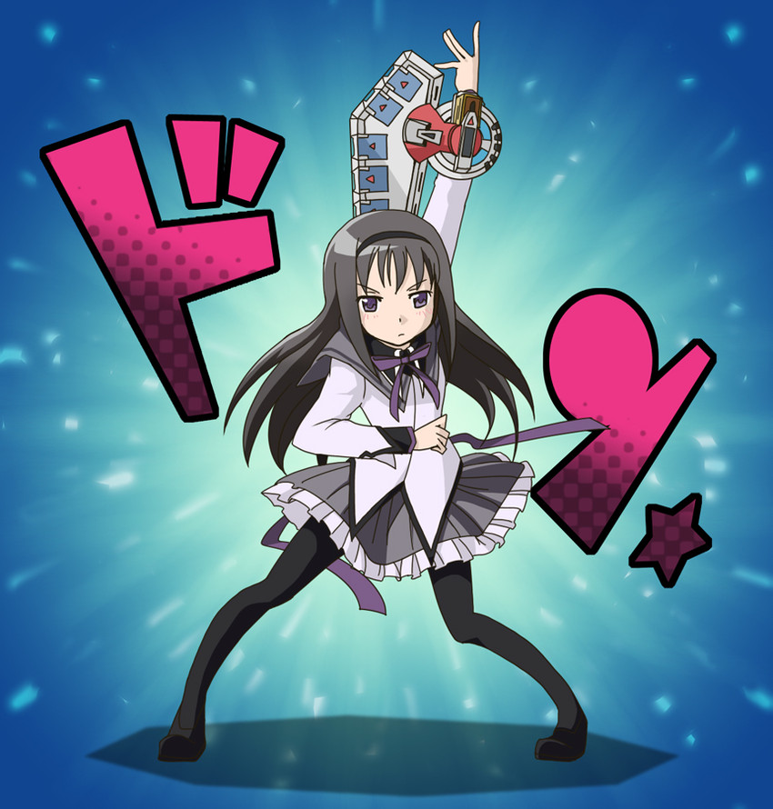 akemi homura (mahou shoujo madoka magica and 2 more) drawn by sm_sable