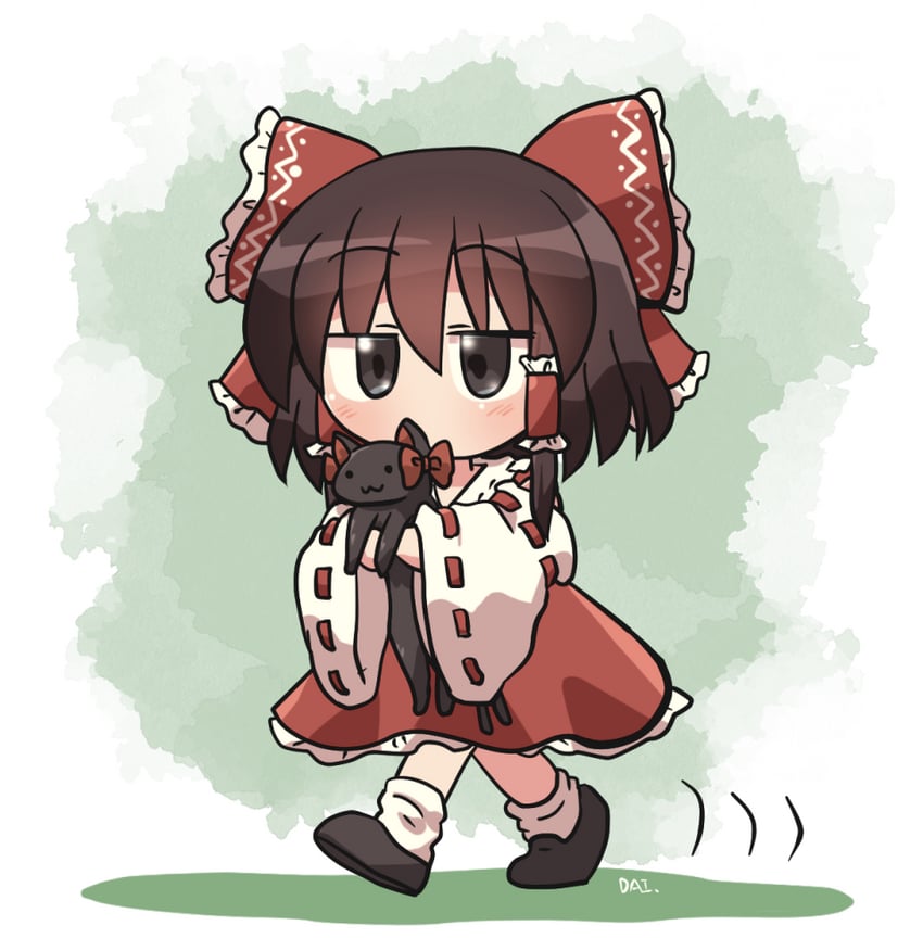 hakurei reimu and kaenbyou rin (touhou) drawn by rokugou_daisuke