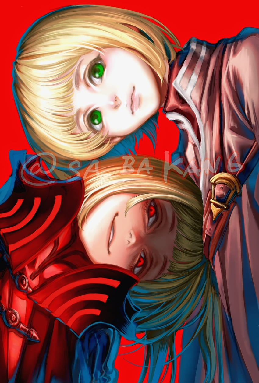 manah and seere (drag-on dragoon and 1 more) drawn by sa_bakan6