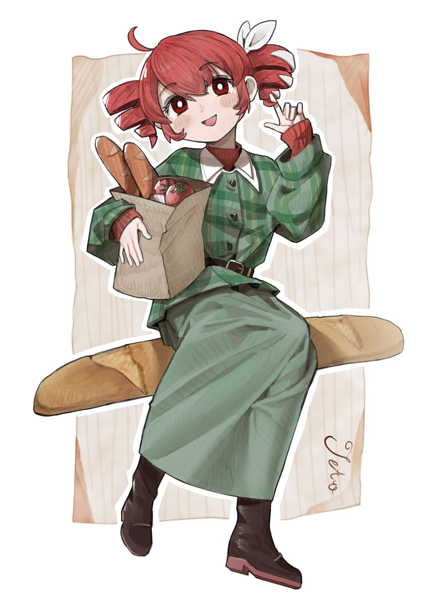 kasane teto (utau and 1 more) drawn by ffsuda010