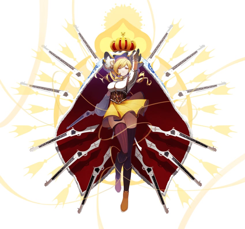 tomoe mami and holy mami (mahou shoujo madoka magica and 1 more) drawn by myo_(myowo9)