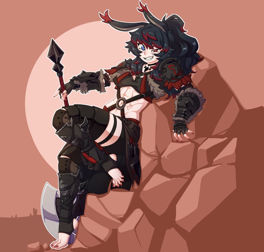 warrior of light and vjkta vesttur (final fantasy and 1 more) drawn by spicy_bardo