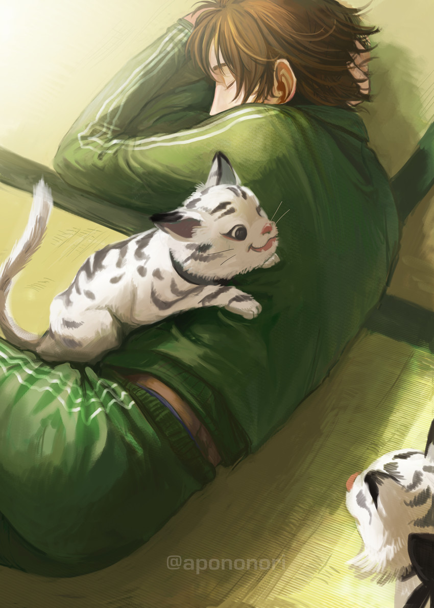 gokotai's tigers and otegine (touken ranbu) drawn by bayashiko