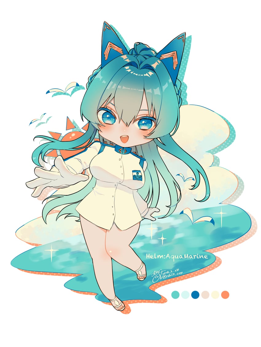 helm (goddess of victory: nikke) drawn by yashima_xx