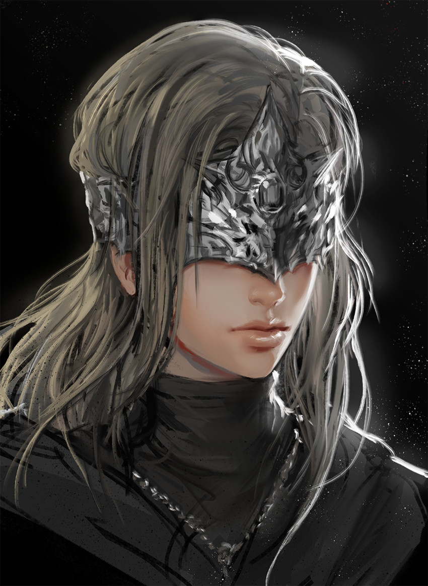 fire keeper (dark souls and 1 more) drawn by dopey_(dopq)