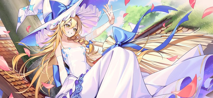 kirisame marisa (touhou and 1 more) drawn by kainown