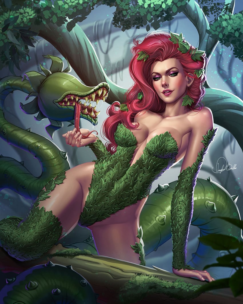poison ivy (dc comics and 1 more) drawn by douglas_bicalho