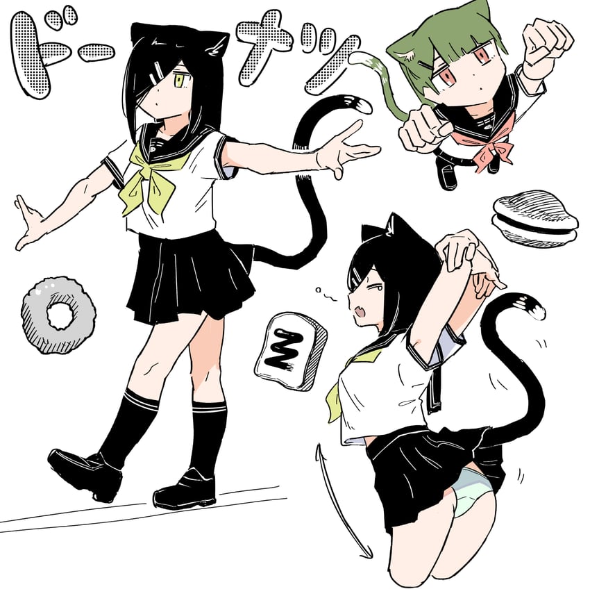 rag-chan and wuno-chan (original and 1 more) drawn by rid0922