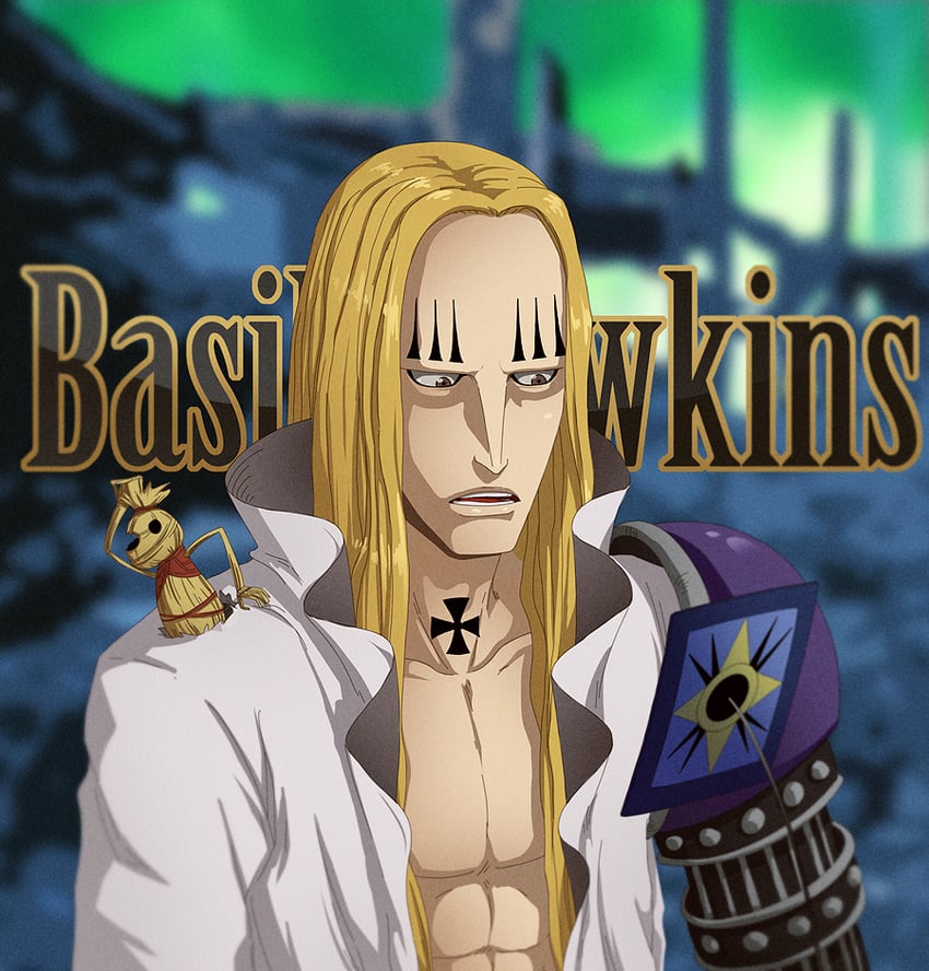 basil hawkins (one piece) drawn by corey_miller