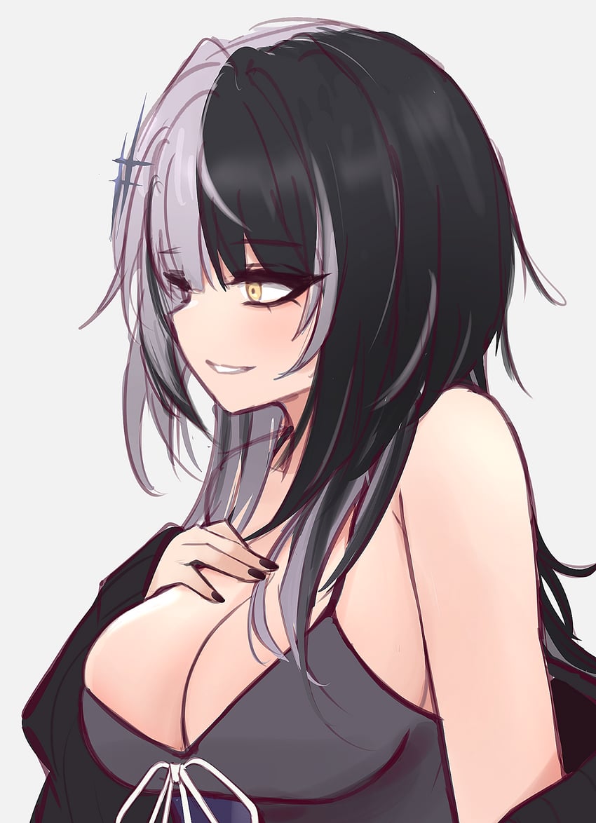 shiori novella (hololive and 1 more) drawn by m_r_b